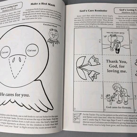 Bible Stories about Jesus Activities Book by Darlene Hoffa 1995 Paperback Kids - Picture 4 of 16